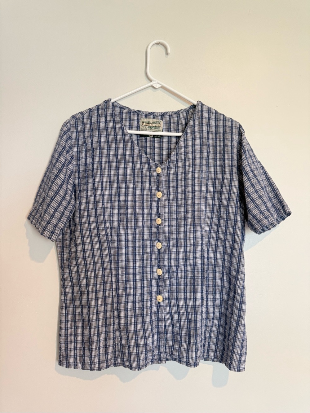 Royal Robbins Blue Plaid Camp Shirt